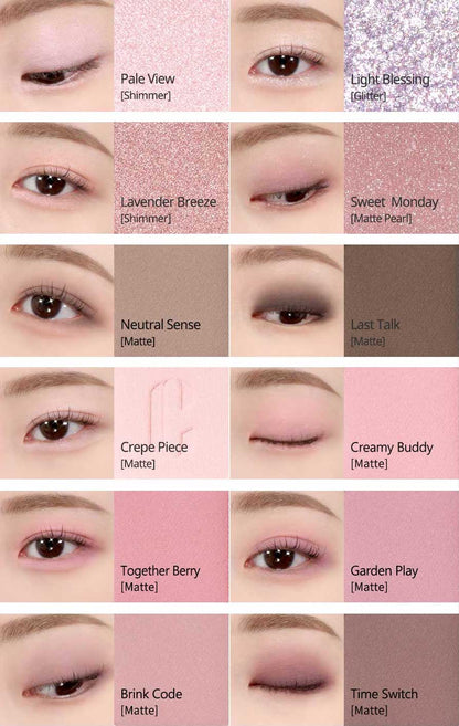 CLIO Pro Eye Palette Air #04 Pink Pairing