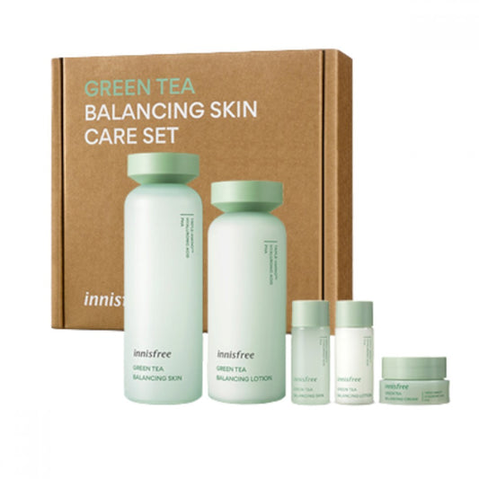Innisfree Green Tea Balancing Skin Care Set 400ml